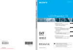 Sony KDF-E50A11E manual Tv User Guide Manual Operating