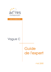 Guide de l`expert -Vague C - évaluation des établissements
