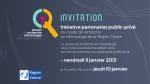 INVITATION Initiative partenariat public