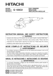 iNSTRUCTION MANUAL AND SAFETY iNSTRUCTIONS MODE D