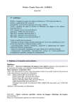 Élodie Claude Marcelle OURSEL 1. Diplômes et formation