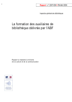 La formation élémentaire de l`ABF - Enseignementsup