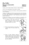 Masques antipoussière jetables