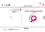 4 Mode d`emploi Guide à l`usage du conseiller