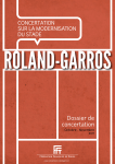 Dossier de concertation - Concertation Roland Garros
