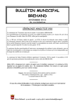 BULLETIN MUNICIPAL BREHAND