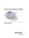 Option de spirométrie CP 200 Mode d`emploi