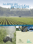 La dérive des pesticides : prudence et solutions - Agri