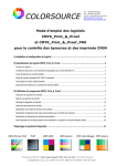 Mode d`emploi du logiciel de contrôle qualité couleur gratuit