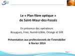 Le « Plan fibre optique - Saint-Maur-des