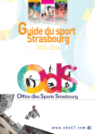 Guide du Sport 2015/2016 - Office des Sports