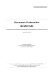 Document d`orientation du GIS Fruits