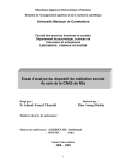 Essai d`analyse du dispositif de médiation sociale Au sein de la