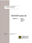 STATOP série 30 - Electrocomponents