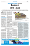 DNA du 10.12.2014 - La ruée vers l`eau( format PDF / 396,35 ko )