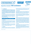 Dispositions générales Téléassistance77