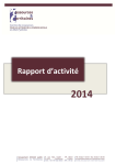 Rapport d`activité 2014 - Ressources & Territoires