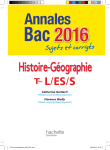 Histoire-Géographie - Hachette