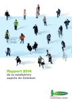 Rapport 2014 de la médiatrice