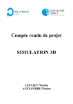 Compte rendu de projet SIMULATION 3D