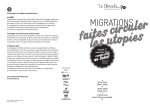 MIGRATIONS - Ministère de la Culture et de la Communication