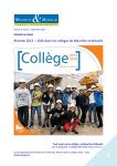 Rentrée 2015 – 2016 dans les collèges de Meurthe-et