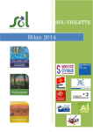 Bilan 2014 - Sol Violette