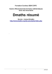 Dmaths résumé