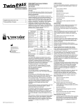 TWIN-PASS® Dual Access Catheters Instructions For Use English