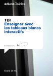TBI Enseigner avec les tableaux blancs interactifs - Guides