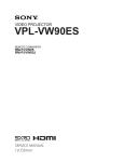 VPL-VW90ES Service Manual
