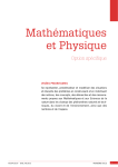 Mathématiques et Physique