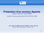 Rappel sur la sécurisation de base d` Apache