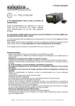 Mode d`emploi SKU : PSU-12-50A-VM