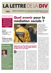 Quel avenir pour la médiation sociale