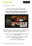 Lancement de LaBox Séries by Numericable : « Un accès SIMPLE