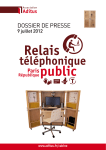 Dossier de presse Relais téléphonique (PDF-1,9Mo)