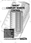 SH624 COMFORT REMOTE CONTROL
