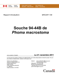 Rapport d`évaluation ERC2011-09 - Publications du gouvernement