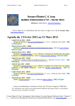 Bulletin n°27 - Février 2012