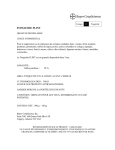 Extension de l`homologation du fongicide FLINT (trifloxystrobine)