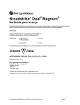 Broadstrike* Dual ® Magnum ® Herbicide pour le soya