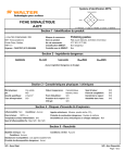 Fiches signalétiques