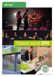 Rapport social 2014 - Mutualité chrétienne