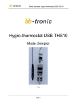 Hygro-thermostat USB THS10