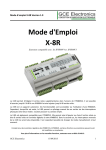 Mode d`Emploi X-8R