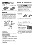 114A4720 Passport MAX remote controls owners manual