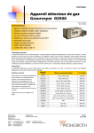 Appareil détecteur de gaz Gasurveyor GS500