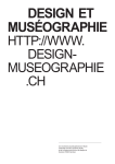 Design et muséographie