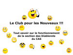 Le Club pour les Nouveaux !!! - Club Alpin Suisse